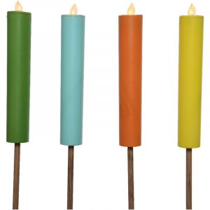 Lumineo EDM - Bougie Solaire Droppe Coes Efeito Chama &Oslash;4x90cm