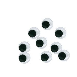 Graine Créative Sachet de 100 yeux noirs 5mm