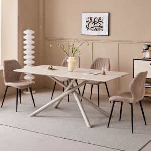 Wokaka - Lot de 2 Chaises de Salle à Manger - Chaise à dossier haut - Style Rétro(Noir)
