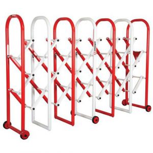 Armorgard Barrière de foule extensible InstaGate 2185x540x1380 mm rouge et blanc IG4