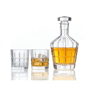 Leonardo Carafe &agrave; whisky Spiritii / + 2 verres transparent en verre