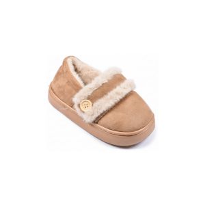 Ozabi Chaussons Pantoufle Charentaise femme Ultra Light MD10159 MARRON