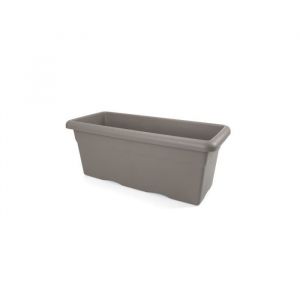 Image de Plastiken Jardinière rectangulaire - 100 X 44 cm - Taupe
