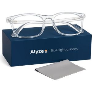 Alyze Blue Light Glasses - Écran d'ordinateur - Sans ordonnance avec filtre - Lunettes anti-lumière bleue
