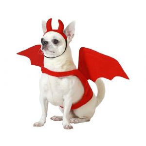 Atosa Déguisement de Diable pour Chien