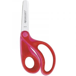 Westcott E-22001 00 CISEAUX DE BRICOLAGE ERGO JUNIOR SOFTGRIP, 13 CM, ACIER, ROSE, 12,9 X 6,1 X 1 CM - ACME UNITED EUROPE