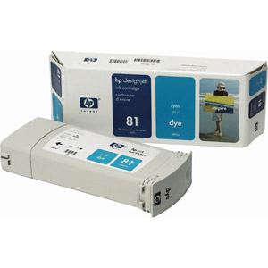 HP C4931A - Cartouche d'encre n°81 cyan