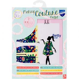 Vervaco PN-0164635 Kit de cr&eacute;ation de tenue de couture, Assortie, Convient &agrave; toute poup&eacute;e de mode de 29 cm