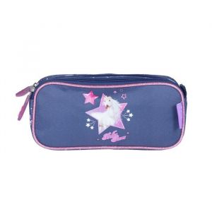 Kid'abord Trousse rectangulaire double compartiments enfant Bella Sara Cosmic