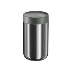 Berghoff Home Bo&icirc;te alimentaire isotherme Nommie 075 L acier inoxydable double paroi &eacute;tanche garde chaud froid 6 h kaki argent