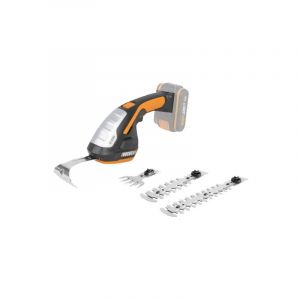 Worx Set Sculpte-Haies / Cisaille sans fil 20V - WG801E.91 sans batt. 4 lames