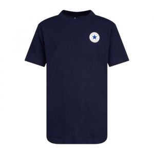 Converse T-shirt uni griffe coton Bleu - Couleur Bleu - Taille 12-14 ans