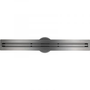 Bernstein Caniveau de douche en Acier inox avec Siphon évacuation, Drain de cabine de douche avec Filtre anti-odeurs - Métal - FlexM03 - Taille au choix 1000mm