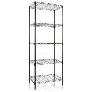 &Eacute;tag&egrave;re en m&eacute;tal Rocky 4/5 &Eacute;tag&egrave;res Noir 90 x 60 x 200 cm Charge Max : 250 kg