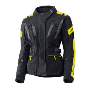 Image de Held Veste textile femme TOURING noir/jaune fluo - L