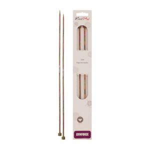 Knitpro KP20246 Aiguilles Simple Pointes Bois Multicolore 25 cm x 3,25 mm