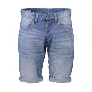 Image de G-Star Raw RAW 3301 1/2 Short, Bleu (Lt Aged 424), 36 (Taille Fabricant: 34) Homme