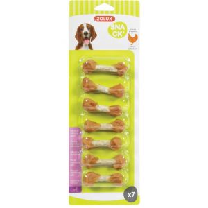 Zolux Friandises Haltères à mâcher au poulet x7