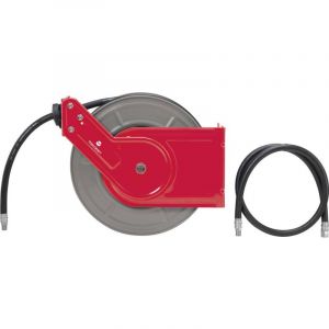 Toolcraft D&eacute;rouleur pneumatique 15 m 20 bar Fixation au plafond, Fixation murale