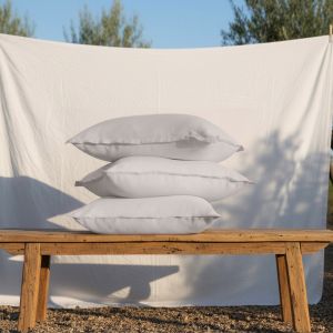 Declikdeco Taie d'oreiller ou taie de traversin Percale de coton Bio Signature