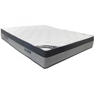 Matelas 160 x 200 cm hybride ressorts ensach&eacute;s 7 zones et m&eacute;moire de forme &eacute;p.30cm - ILYROS de YSM&Eacute;E