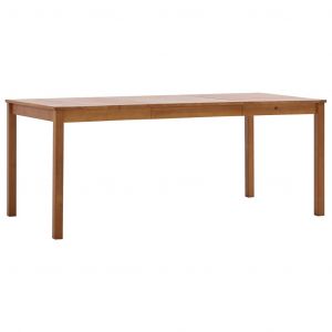 VidaXL Table de salle ? manger Marron miel 180 x 90 x 73 cm Pin