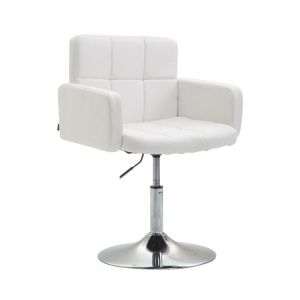 CLP Fauteuil lounge Los Angeles similicuir blanc