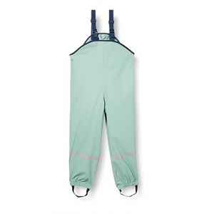 Playshoes Pantalon de Boue Coupe-Vent et Imperméable Pluie, Vert Menthe, 116 cm Mixte Enfant