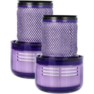 Vhbw Kit de 2x Filtres d'aspirateur compatible avec Dyson V11 Torque Drive aspirateur sans-fil - Filtre anti-saleté