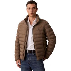 Calvin Klein Jeans LS NYLN MD WT HDD F LV04RC511G Vestes pour homme, gris (Morel), S, Gris (Morel), S