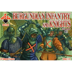 Red Box 72109 - Maquette militaire Burgundian Infantry and Knights (Set 1)