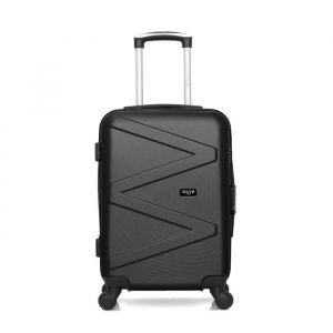Wave valise cabine abs amazone 4 roues 55 cm noir