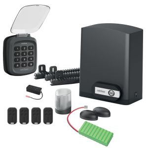Avidsen Motorisation connectée Orea Connect avec batterie de secours et digicode pour portail coulissant de 4 m