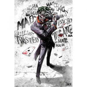 Joker GB eye DC Comics Poster maxi portrait Asylum