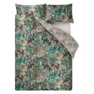 Designers Guild Housse de couette MADHYA Azure en satin de coton