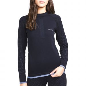 Craft ADV Warm Intensity LS Top Women, noir S Hauts thermiques ski