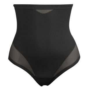 String taille haute gainant noir