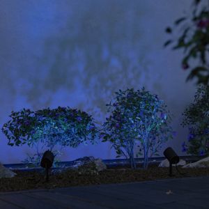 Image de Paulmann 94849 Plug & Shine Projecteur de Jardin LED Shira Smart Home Zigbee 6,5W 250lm gradable 455mm Anthracite Aluminium RGBW, 6.5 W