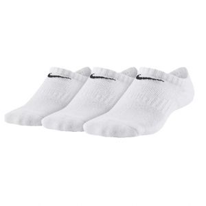 Nike Chaussettes de training Performance Cushioned No-Show pour Enfant (3 paires) - Blanc - Taille M