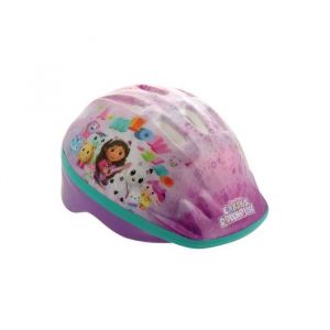 Gabby's Dollhouse Casque de v&eacute;lo pour Enfant sous Licence Officielle, mat&eacute;riau int&eacute;rieur EPS Robuste, Taille r&eacute;glable, Coque ventil&eacute;e pour Le Refroidissement, Convient pour Les Tours de t&ecirc;te de 48 &agrave;