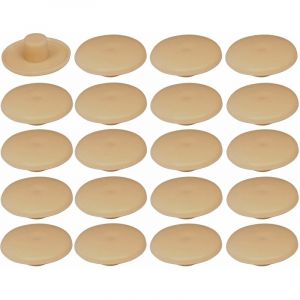Cyclingcolors 20x Cache vis en Plastique 4x2,7x11,8mm Confirmat Meuble Capuchon Bouchon Trouepicea 101345