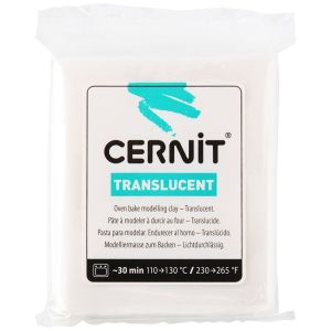 Cernit Pâte Translucent 56g - Translucide Blanc 005