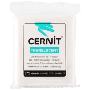 Cernit Pâte Translucent 56g - Translucide Blanc 005