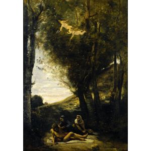 Grafika Puzzle Jean-Baptiste-Camille Corot : Saint Sebastian Succored by the Holy Wom