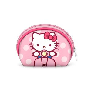 Sanrio Moto-Porte-Monnaie Ovale Casual, Rose, 12 x 9 cm