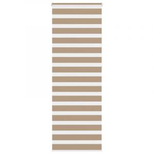 VidaXL Store Z&egrave;bre Marron Sable Largeur Du Tissu 65,9 Cm Polyester