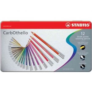 Stabilo Carbothello Lot de 12 crayons de couleur