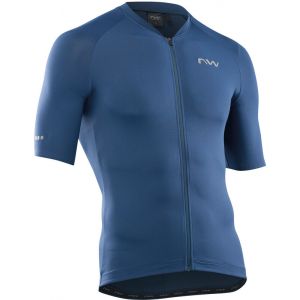 Northwave Essence 2 Short Sleeve Jersey Men, bleu L Maillots route