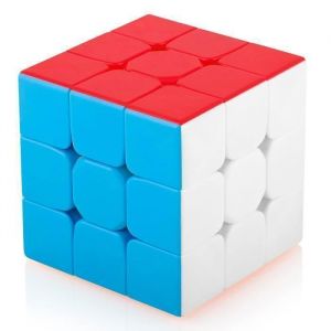 Stickerless Speed Cube 3x3, Cube de Vitesse 3x3x3 Cube Magique Cadeau de Noël pour Enfants et Adultes