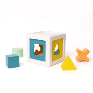 OPPI | KUBY | Cube Jouet tri Formes | Jouet d'Éveil Bébé | Jeu 1er âge | Développer la motricité Fine et la logique | Plaques Interchangeables | Jeu d'apprentissage | Idée Cadeau Dès 1 an | OBKY01